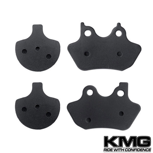2000-2003 Harley FLSTS Softail Heritage Springer Front + Rear Non-Metallic Organic NAO Brake Pads Set