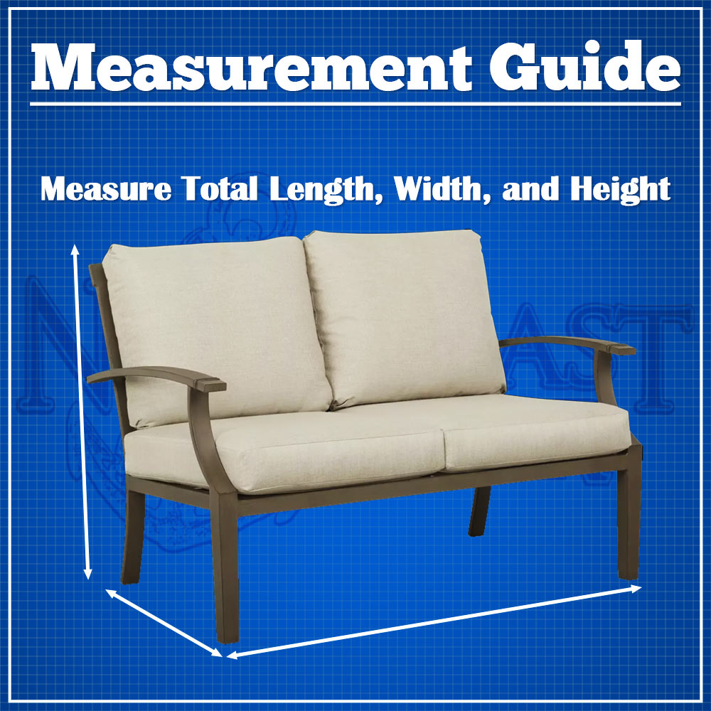 North East Harbor Outdoor Patio Sofa Couch Furniture Cover