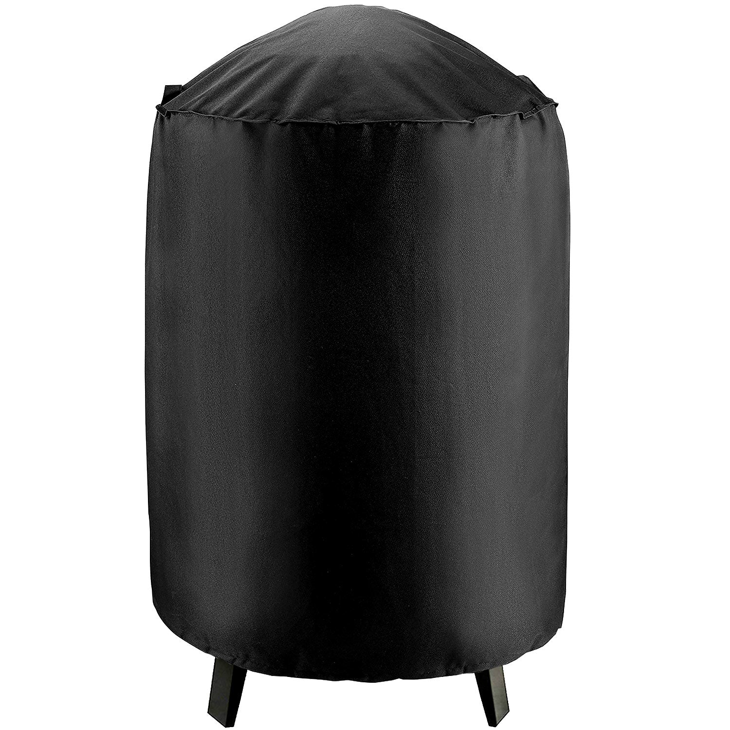 Waterproof Round Electric Smoker Grill Cover - 19"Diameter x 39"H - Black