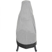 Waterproof Outdoor Round Base Patio Chiminea Cover - Fits up to 52.75" H - Grey