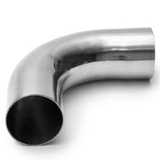 Krator 2.5" Elbow Exhaust Pipe 3.75" Radius 90�� Mandrel Stainless Steel 16GA