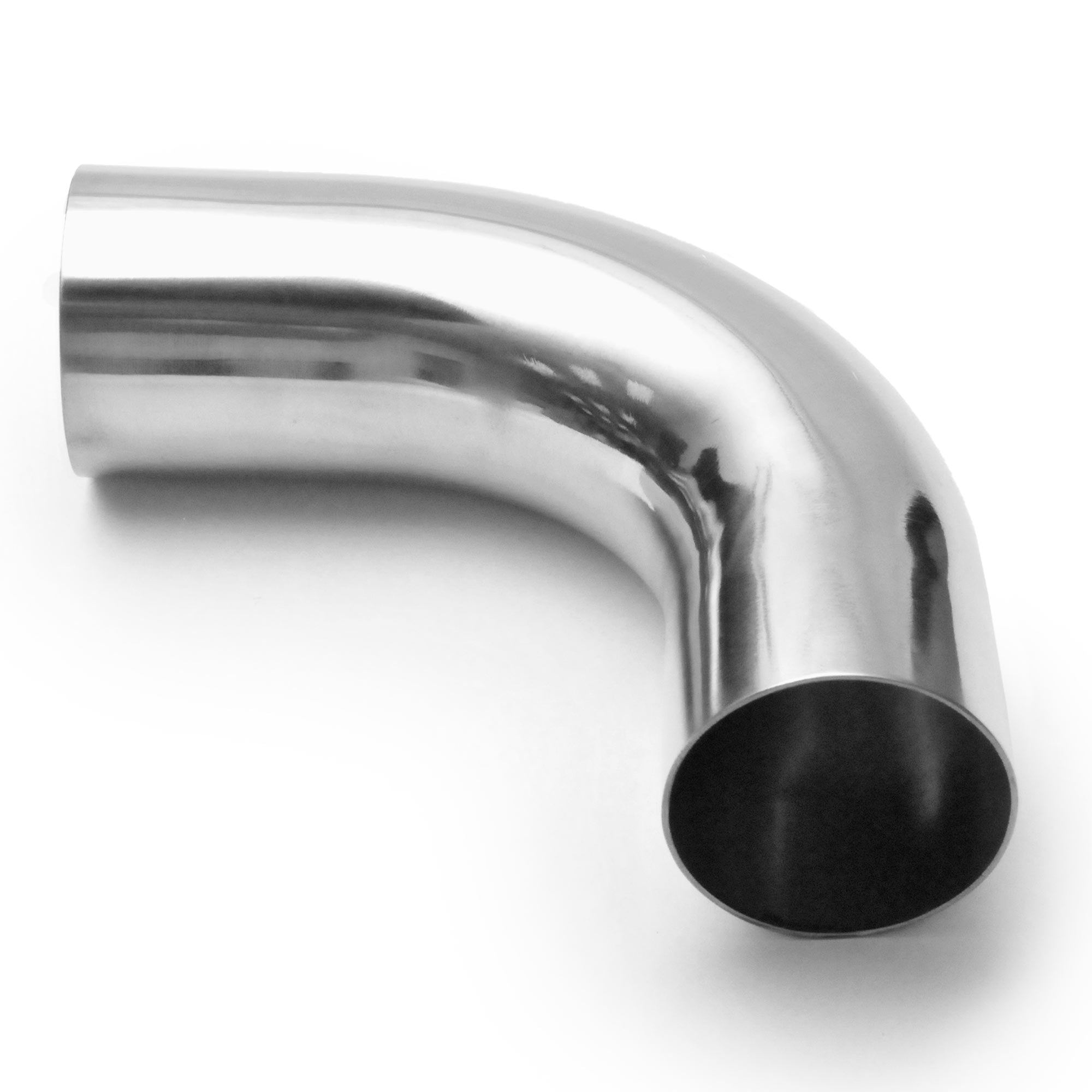 Krator 2.5" Elbow Exhaust Pipe 3.75" Radius 90�� Mandrel Stainless Steel 16GA