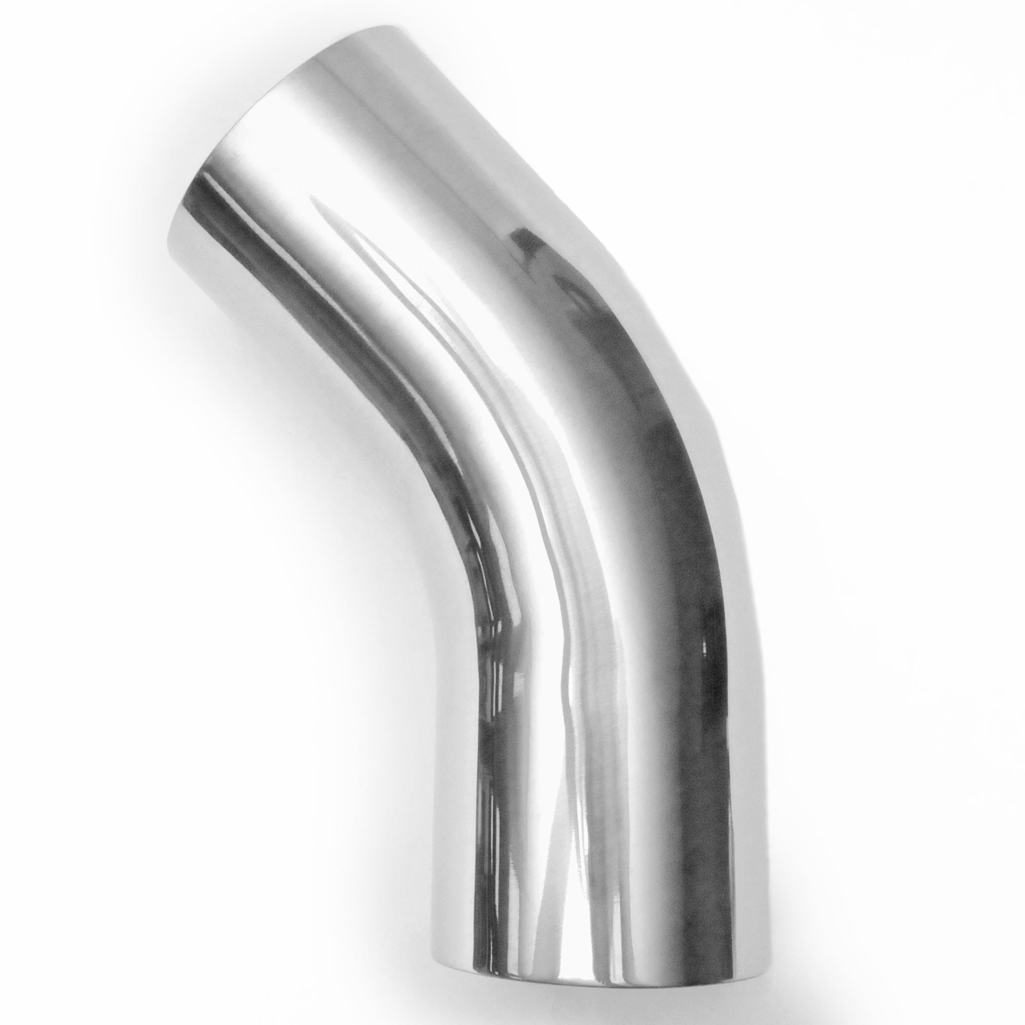 Krator 2.5" Elbow Exhaust Pipe 3.75" Radius 45�� Mandrel Bend Stainless Steel