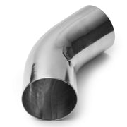 Krator 3" Elbow Exhaust Pipe 4.5" Loose Radius 45�� Mandrel Bend Stainless Steel
