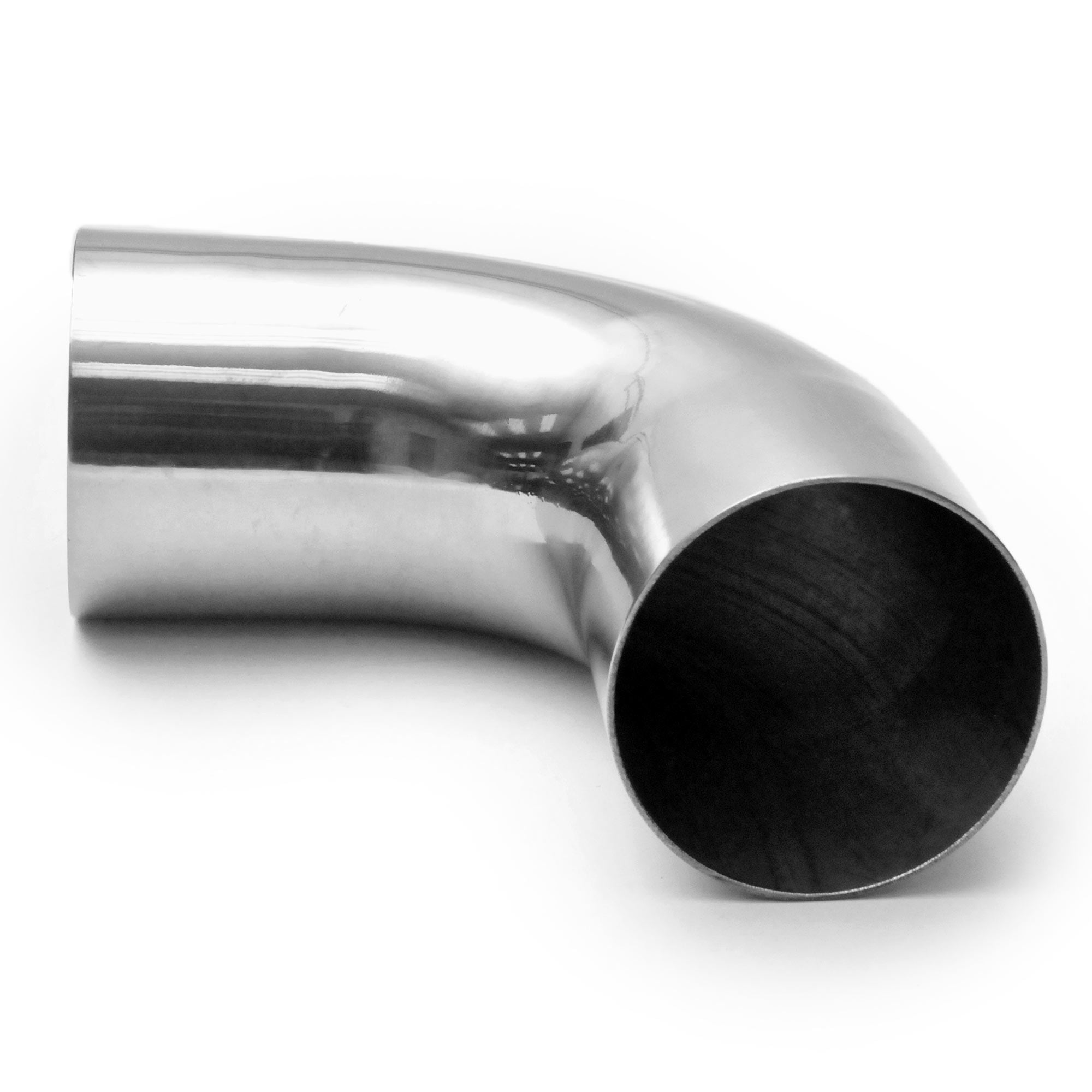 Krator Elbow Exhaust Pipe 3" Radius 90�� Mandrel Bend Stainless Steel 16GA