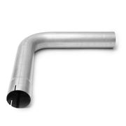 Krator Aluminized Exhaust Pipe 3" Diameter 90�� Bend Tube 4"CLR 16GA 12" Legs