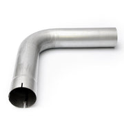 Krator Aluminized Exhaust Pipe 4" Diameter 90�� Bend Tube 5"CLR 16GA 12" Legs