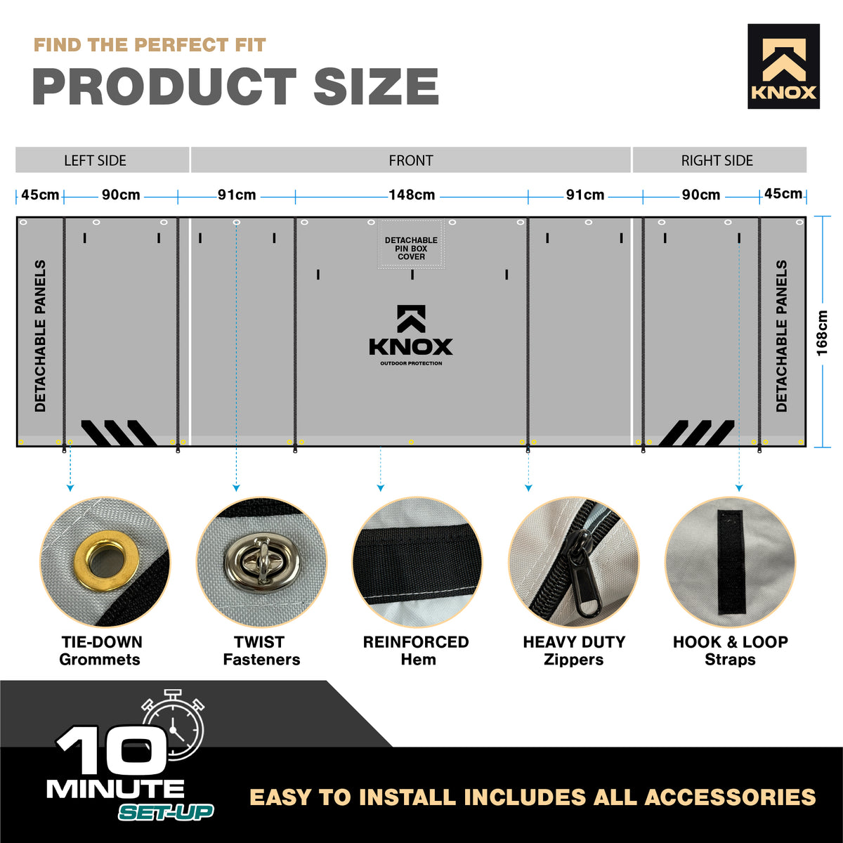 Knox RV Cover - 5th Wheel