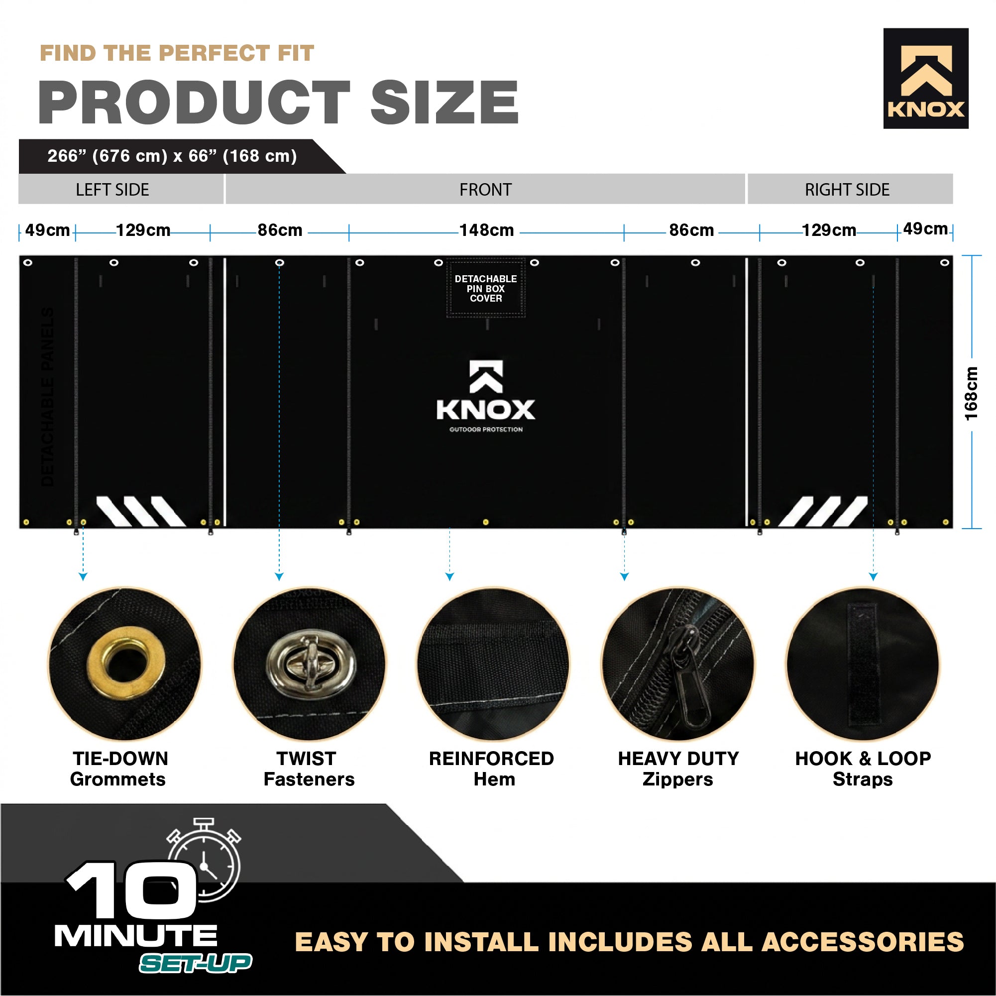 Knox RV Cover - 5th Wheel