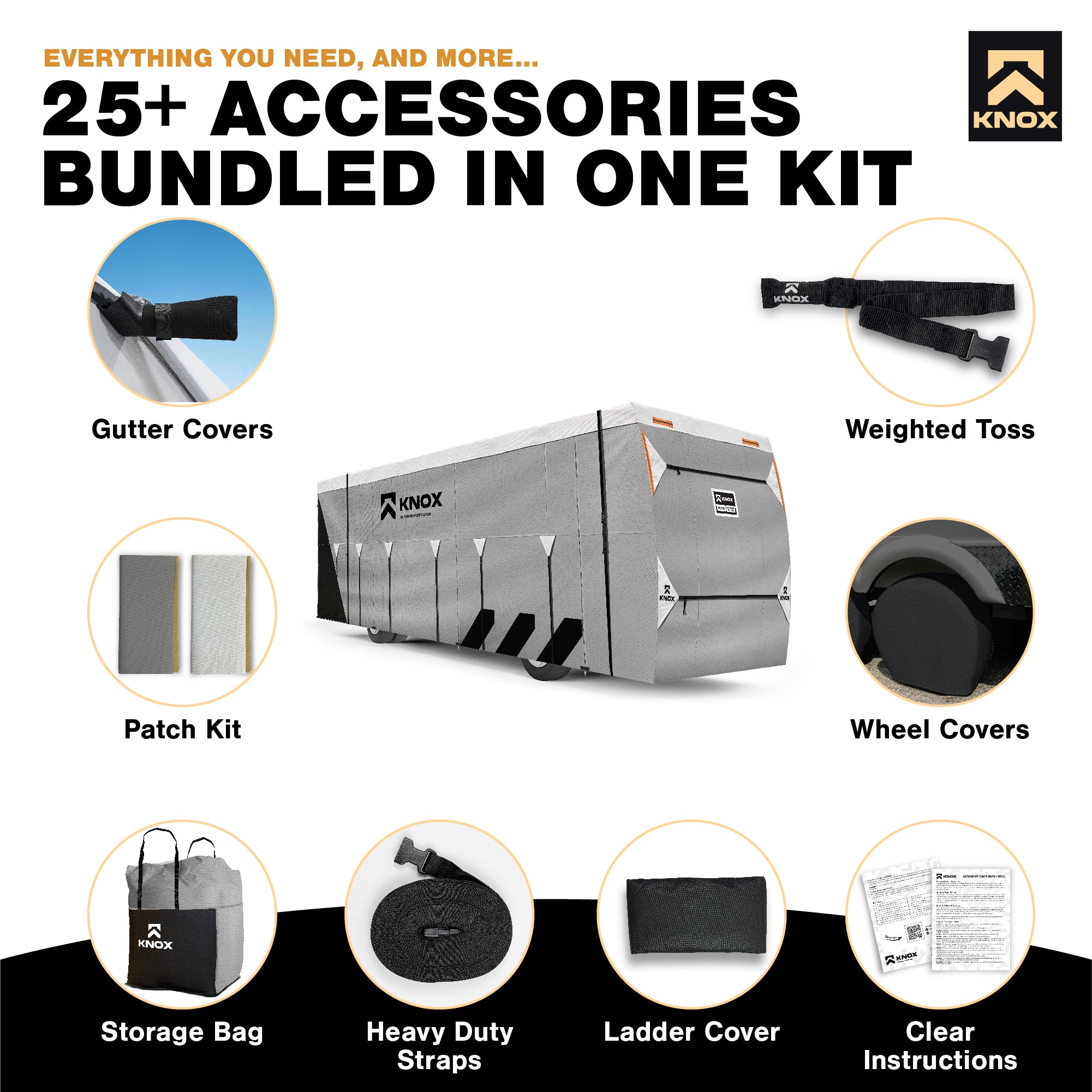 KNOX 2nd Gen Motorhome RV Cover Class A