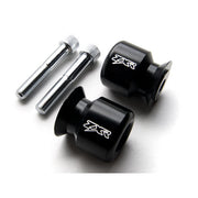 Black Kawasaki Ninja "ZX-R" Engraved Swingarm Spools Sliders - ZX6R, ZX9R, ZX10R, ZX-14, ZX12R and More! (1998-2011)