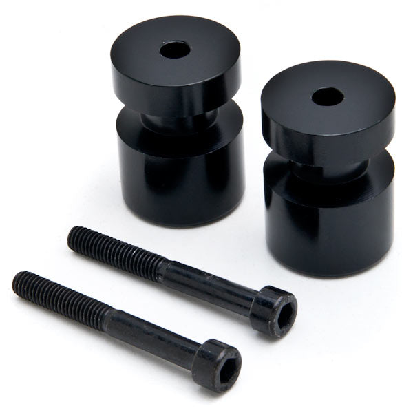 Black Swingarm Spools Sliders 6mm for Yamaha