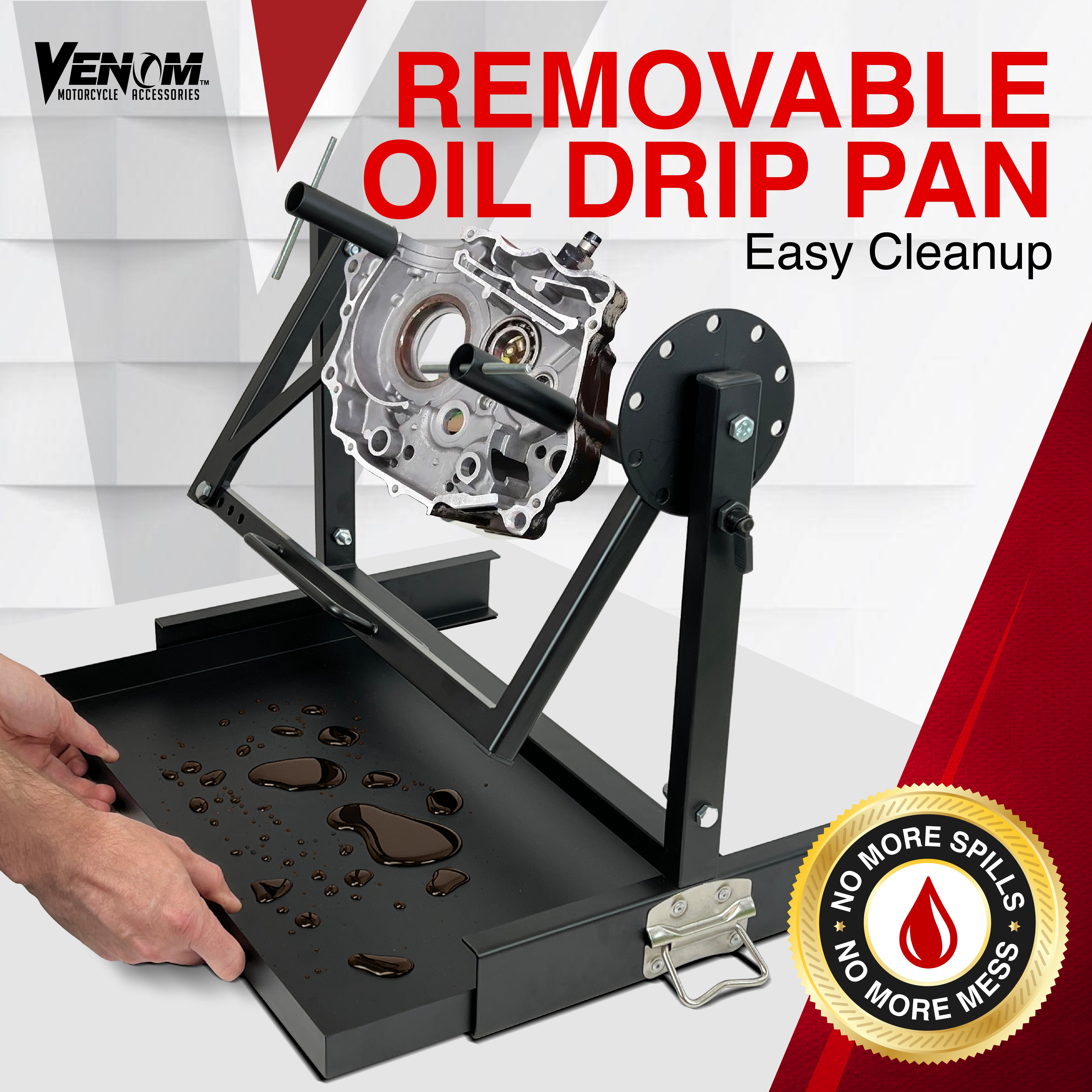 Venom Engine Stand for All Vertical-Type Single Cylinder 2 or 4-Stroke Engine