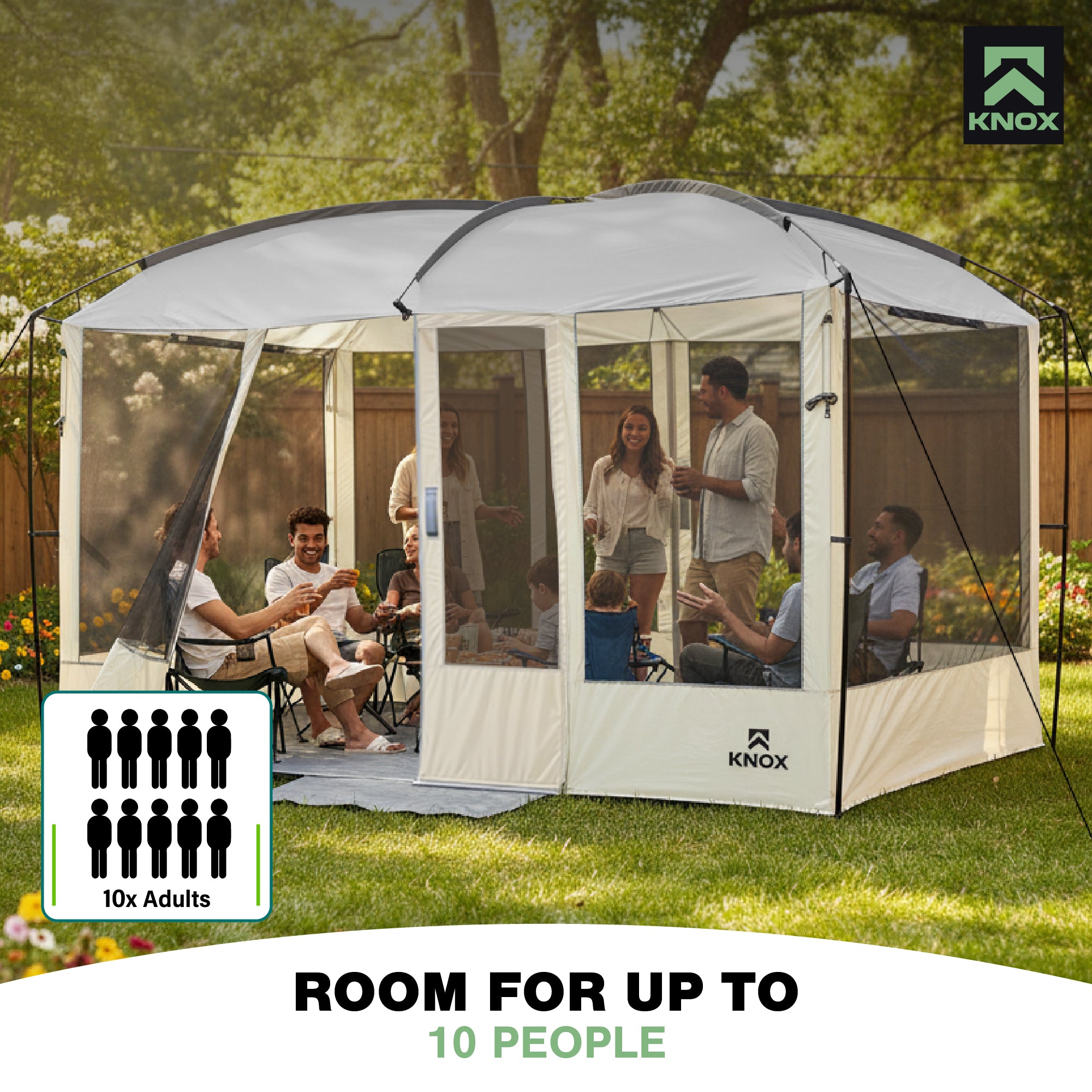 KNOX Magnetic Screen House for Camping