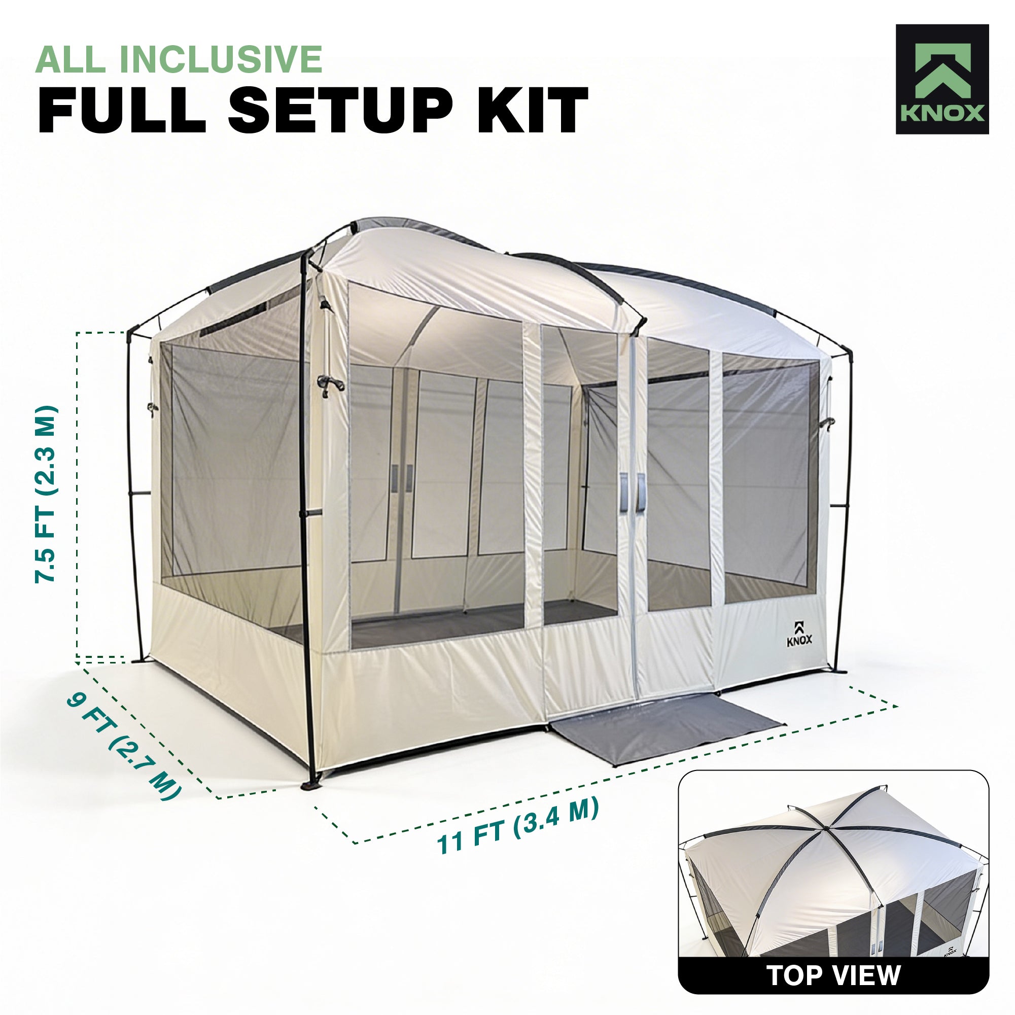 KNOX Magnetic Screen House for Camping