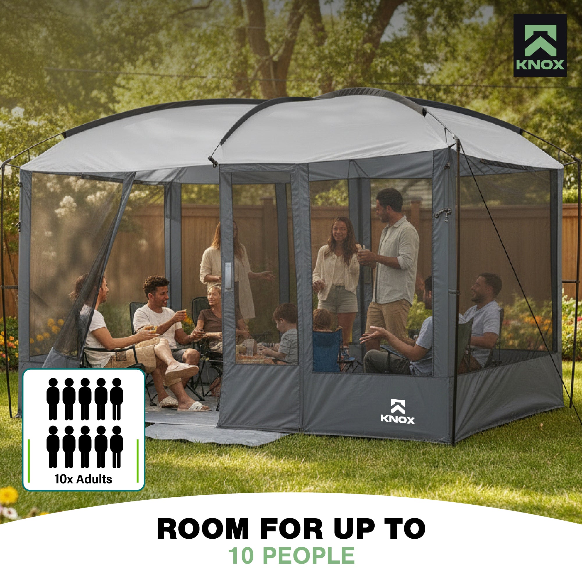 KNOX Magnetic Screen House for Camping