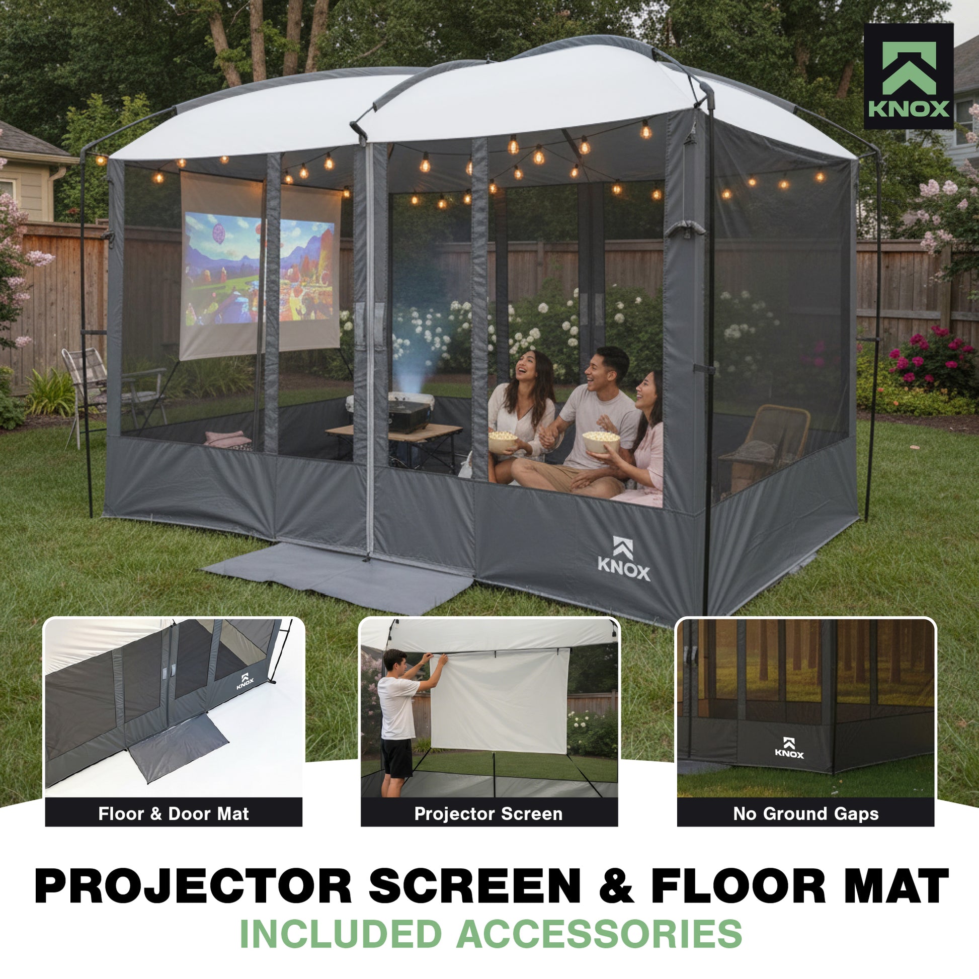 KNOX Magnetic Screen House for Camping
