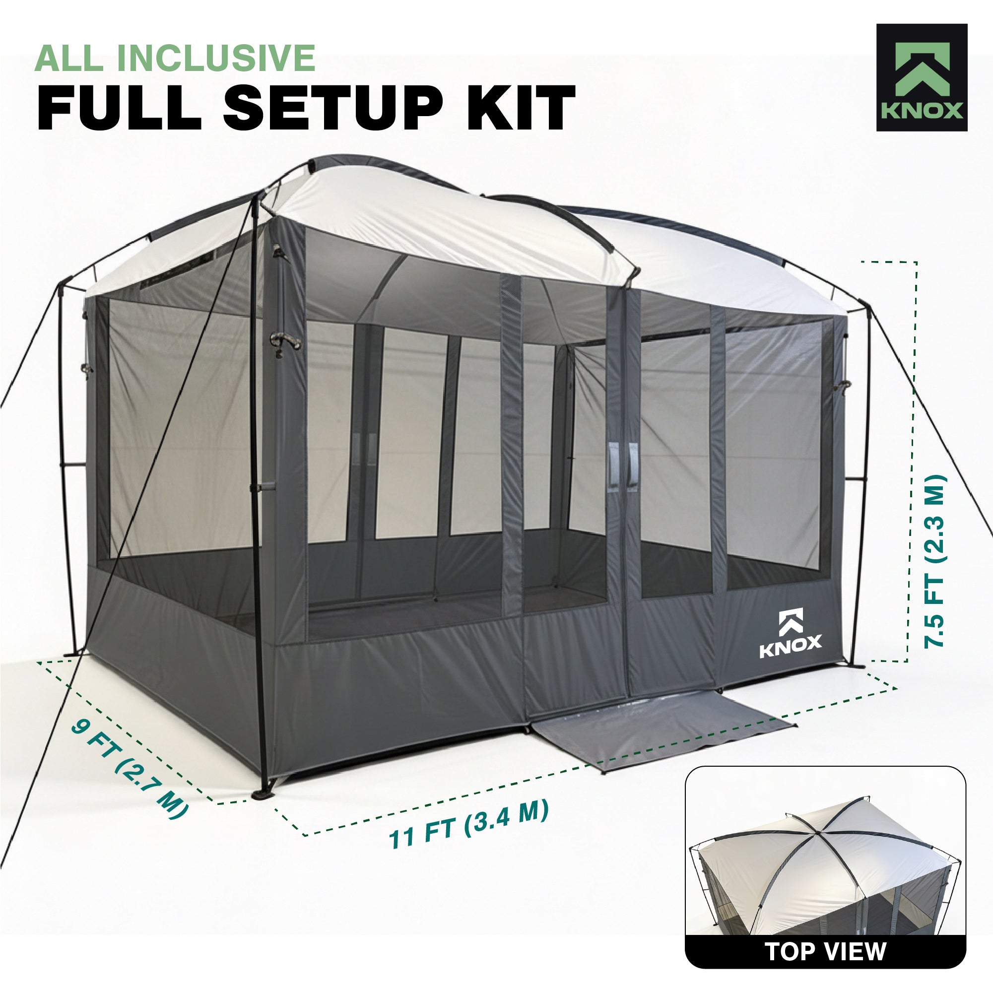 KNOX Magnetic Screen House for Camping