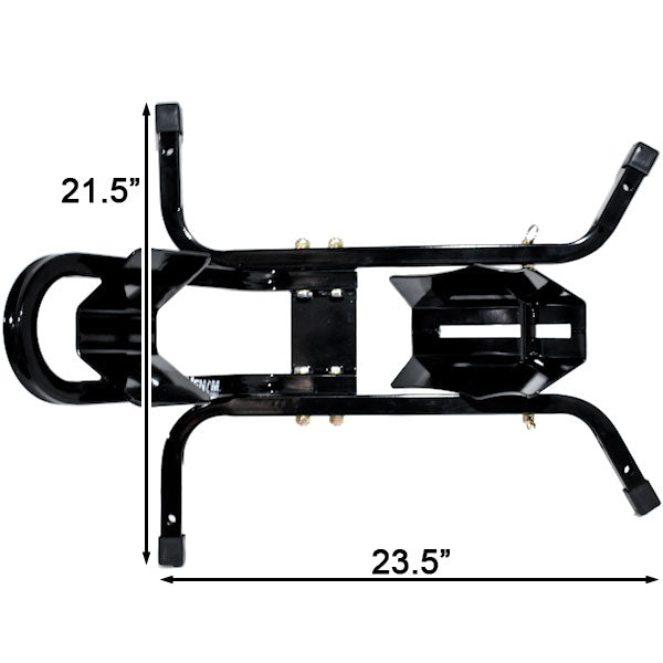 Venom Universal Motorcycle Wheel Tire Chock Self-locking Cradle