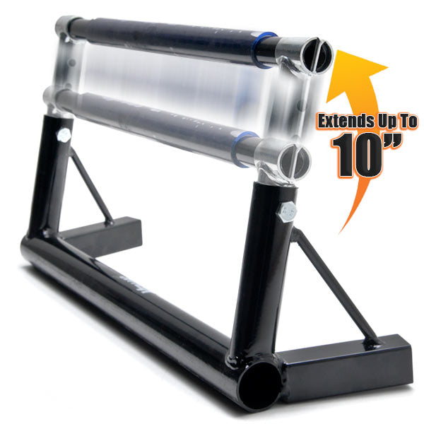 Adjustable Motorcycle Pivot Center Lift Bar Stand - Extends from 7" to 10"