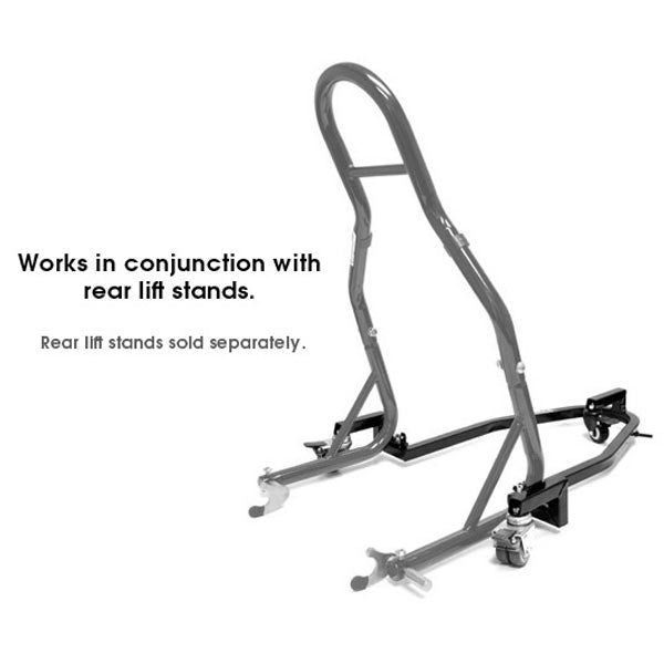 Venom Sport Bike Motorcycle 360 Trolley Stand Attachment For Motorcycle Rear Swingarm Wheel Lift Stand