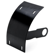 Motorcycle Curved Side Mount Vertical License Plate Tag Holder 1" Axle