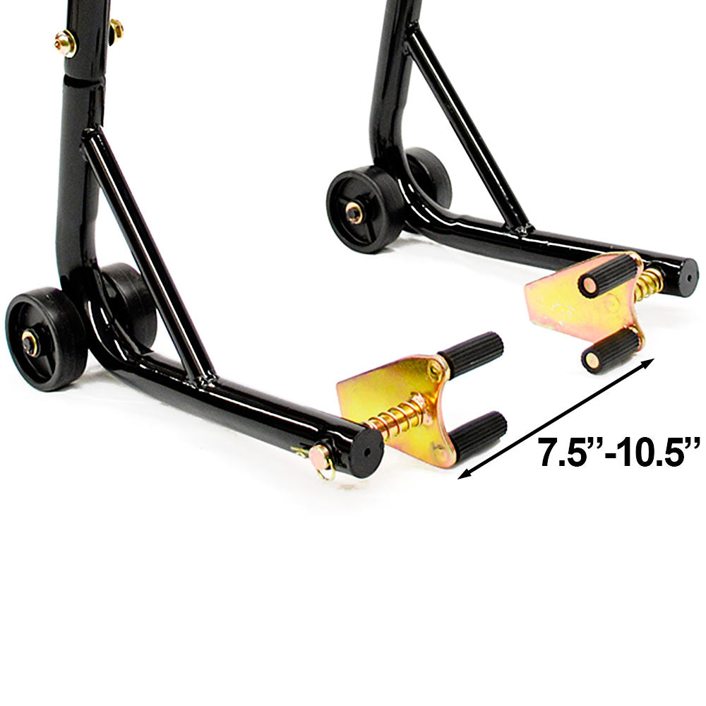 Venom Front Fork - Rear Spools Lift Swingarm Stands + Spools For Suzuki GSXR 600 1000