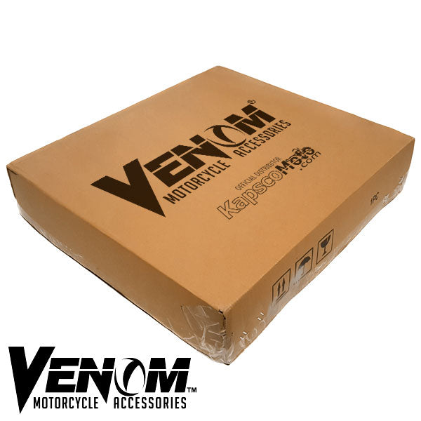 Venom Motorcycle Front Triple Tree & Rear Swingarm Paddle Lift Combo Wheel Lift Stands + Paddock Attachments