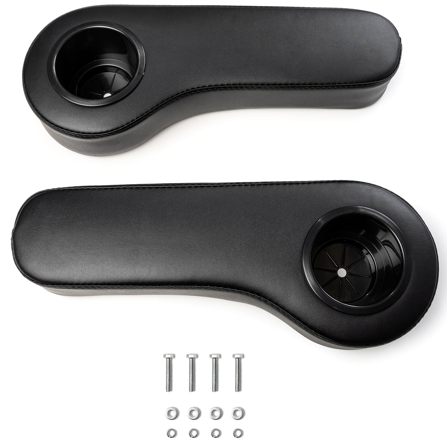 Universal Golf Cart Side Rear Armrest with Drink Cup Holder Fits Most Golf Carts