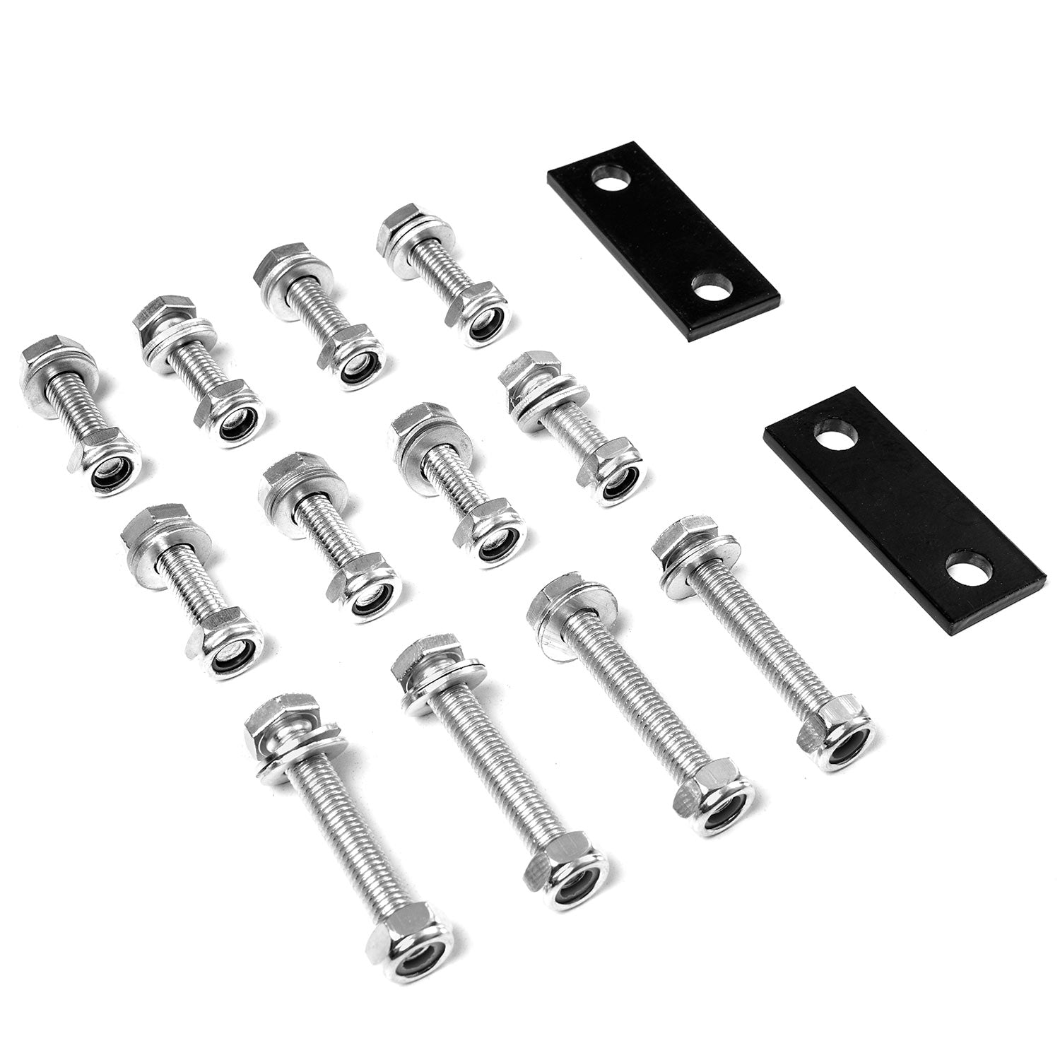 Retractable 4 Seat Belts Universal Golf Cart Mounting Bracket Kit Set Club Car