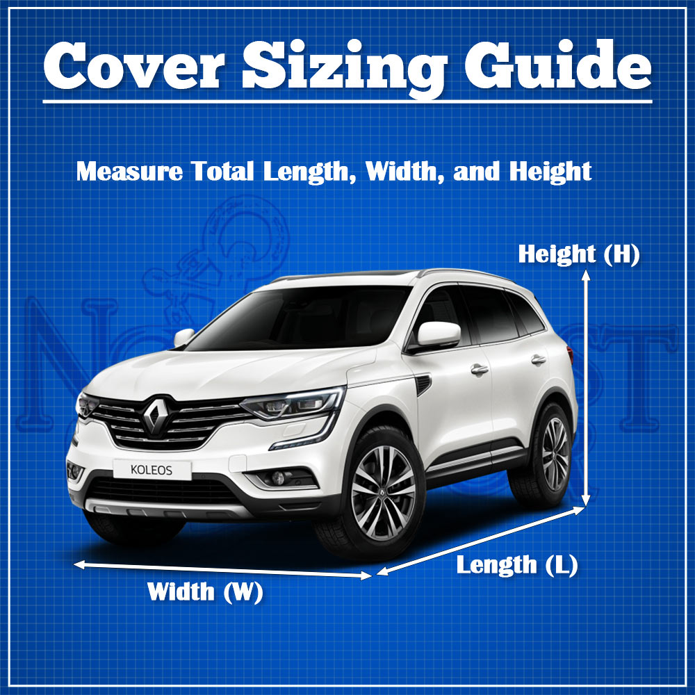 Superior SUV Car Cover - Gray - Fits SUVs / Pickup Trucks up to 15.5ft Length