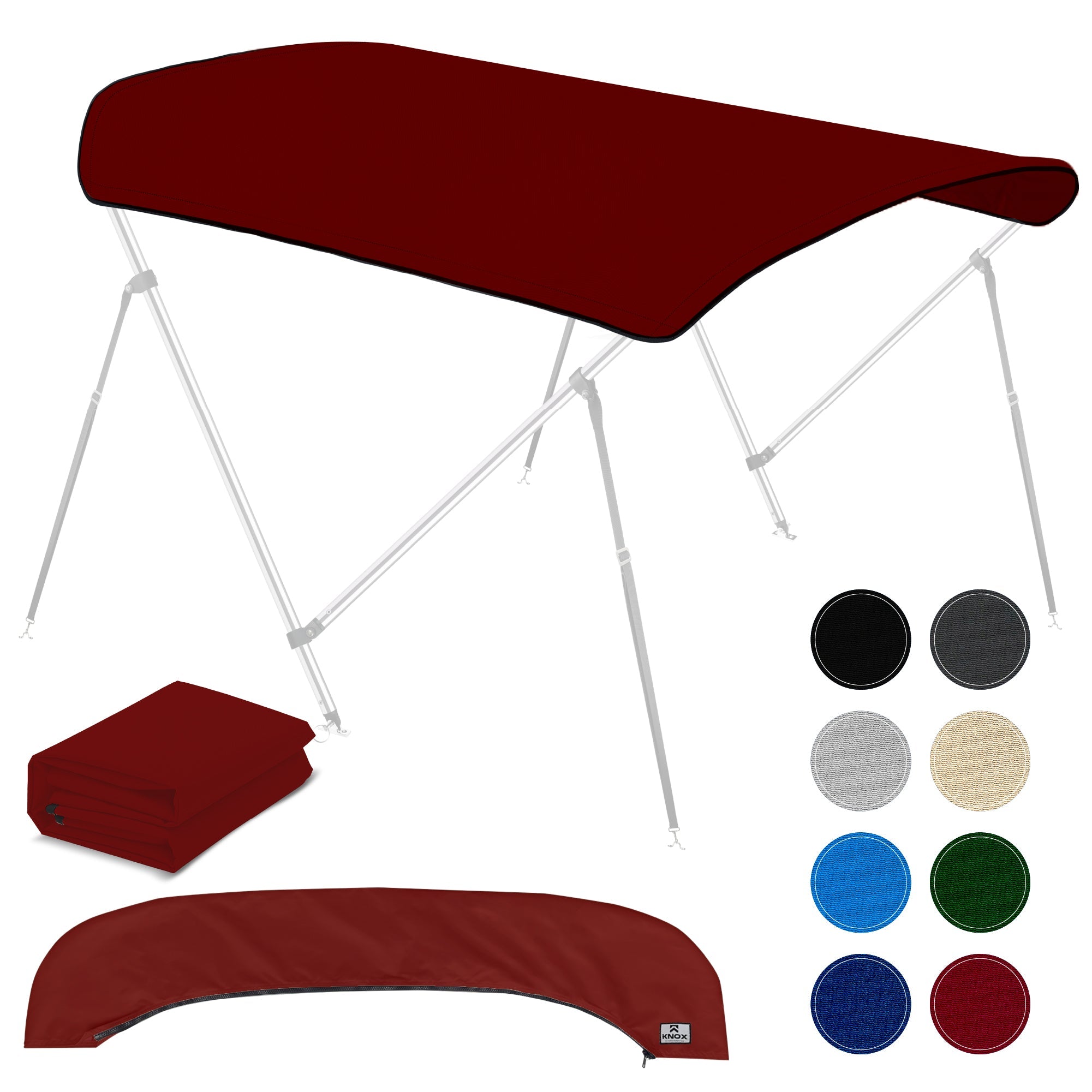KNOX Universal 2 Bow Bimini Top Replacement Canvas