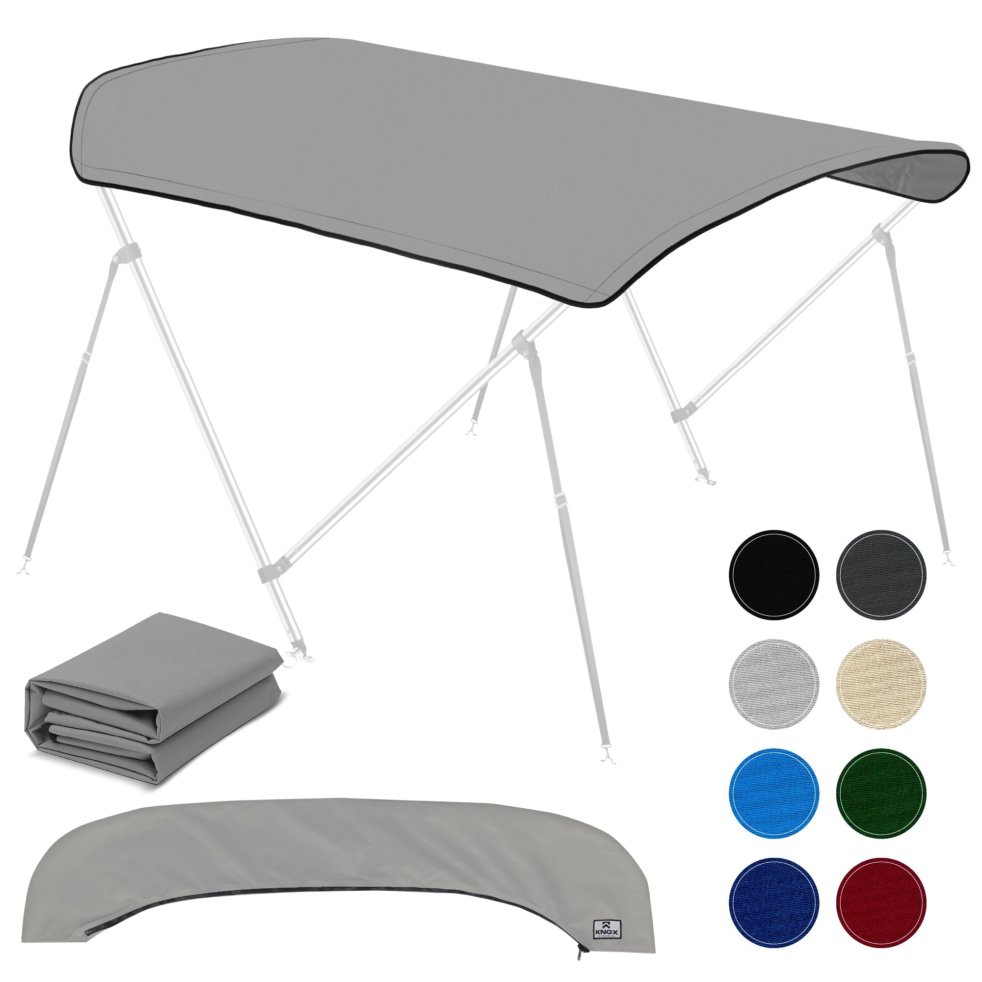 KNOX Universal 2 Bow Bimini Top Replacement Canvas