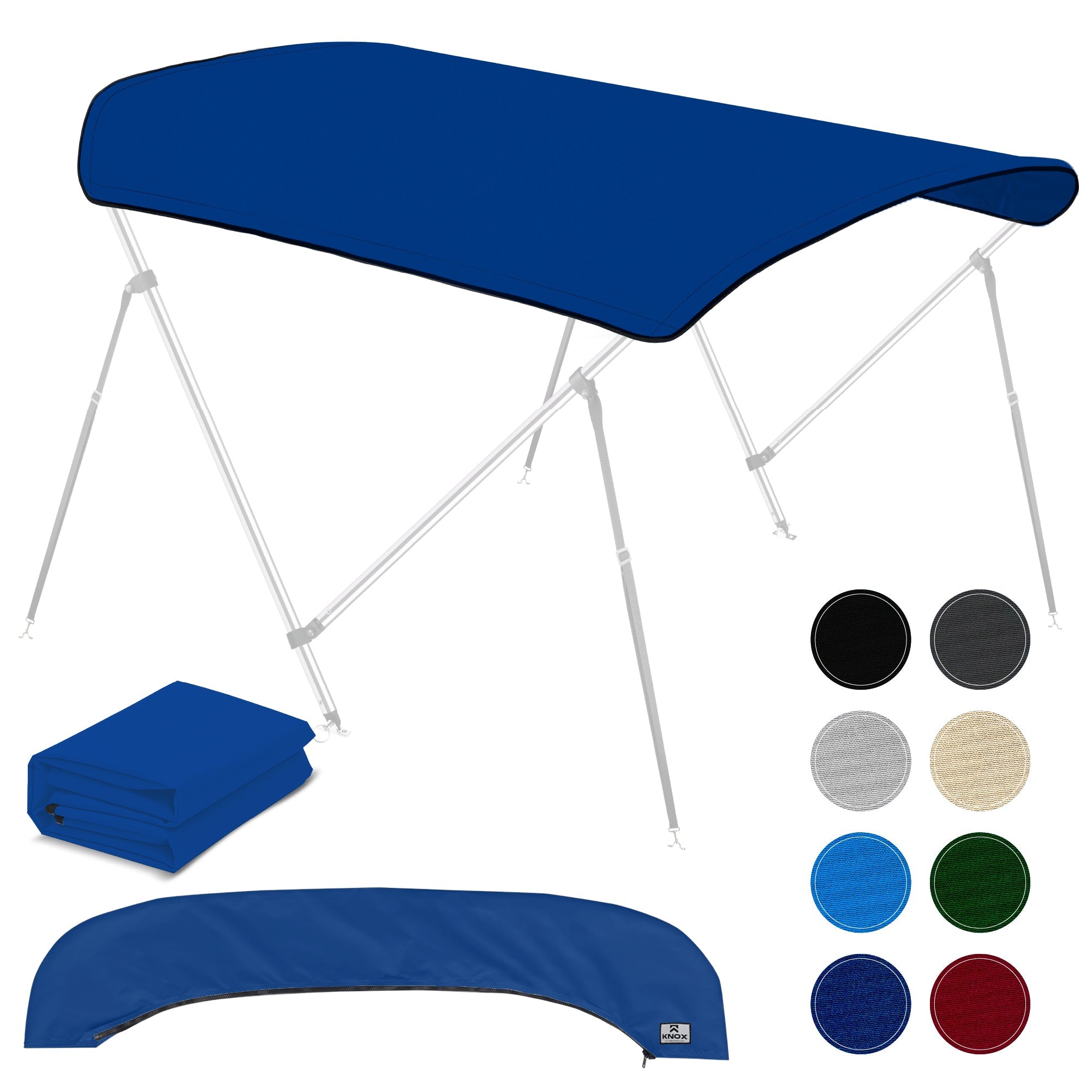 KNOX Universal 2 Bow Bimini Top Replacement Canvas