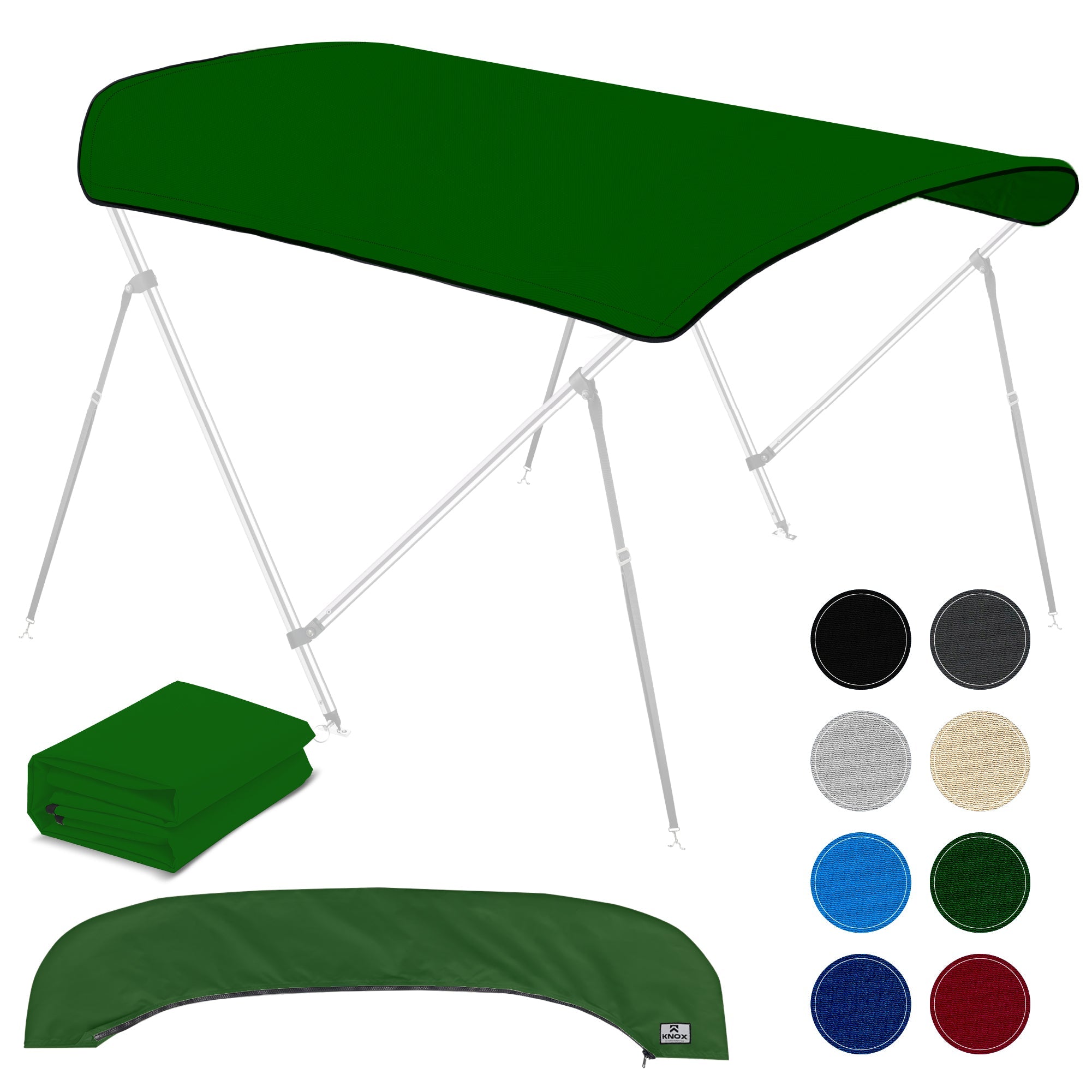 KNOX Universal 2 Bow Bimini Top Replacement Canvas