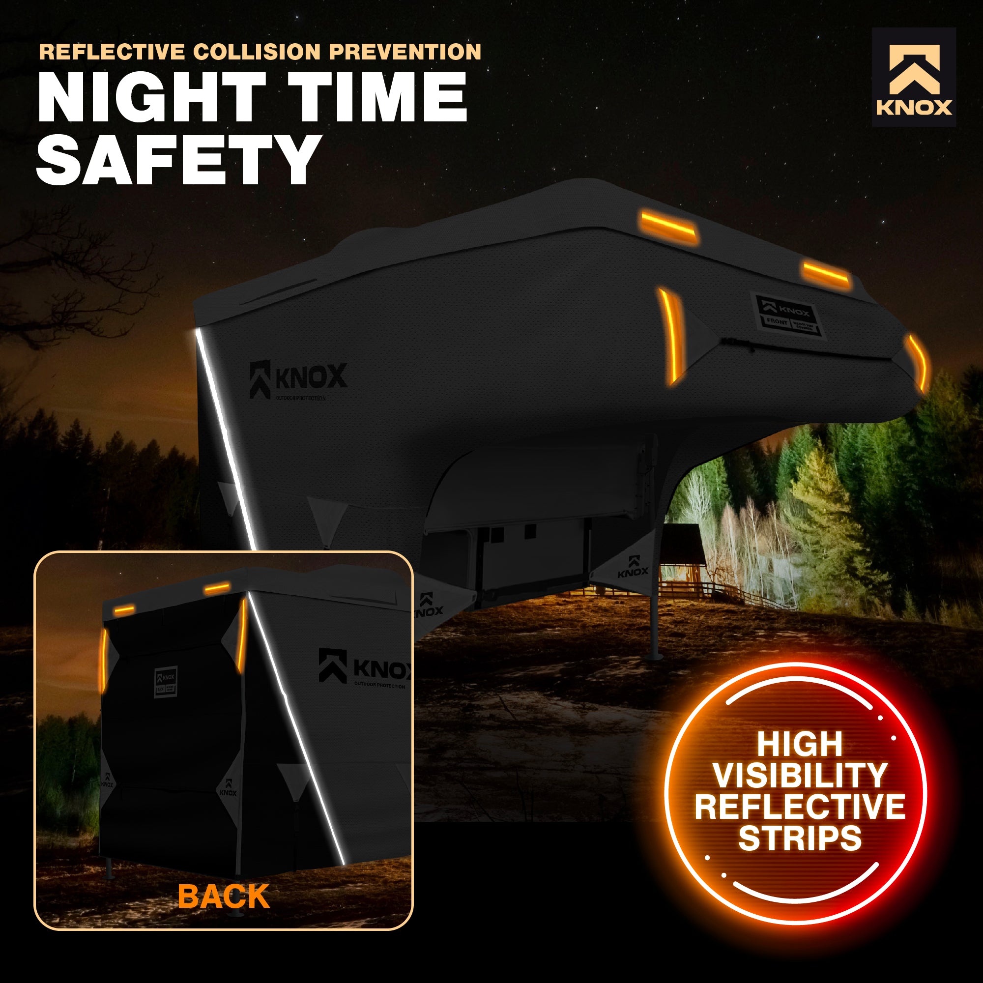KNOX 2nd Gen RV Truck Camper Cover