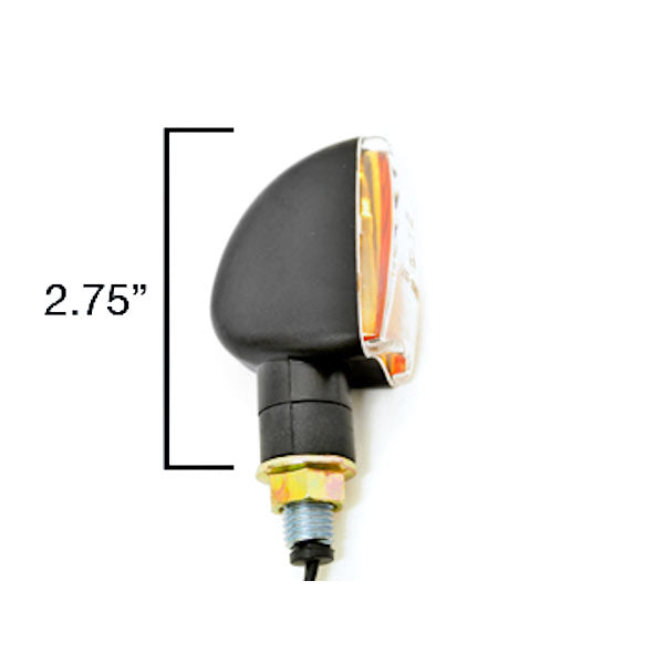 2pcs Mini Motorcycle Turn Signals Indicators Blinkers Lights