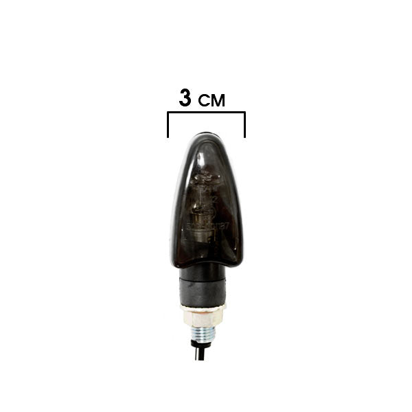 2pcs Mini Motorcycle Turn Signals Indicators Blinkers Lights