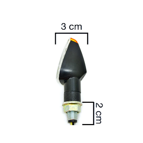 2pcs LED Mini Motorcycle Turn Signals Indicators Blinkers Lights