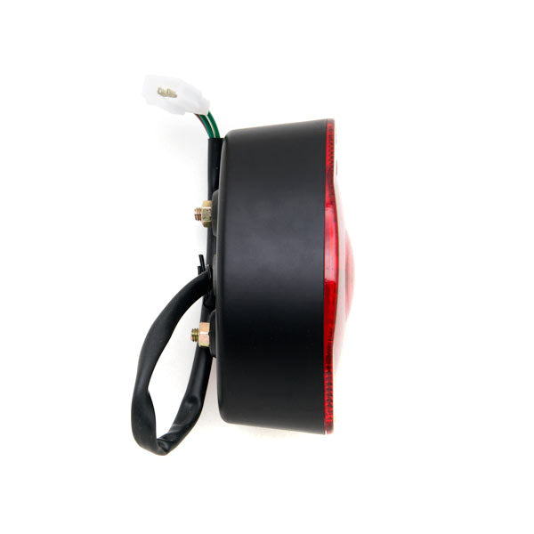 Red Brake Tail Light Bulb Lens Quad, ATV, Motorcycle Bike Brake W/ License Light