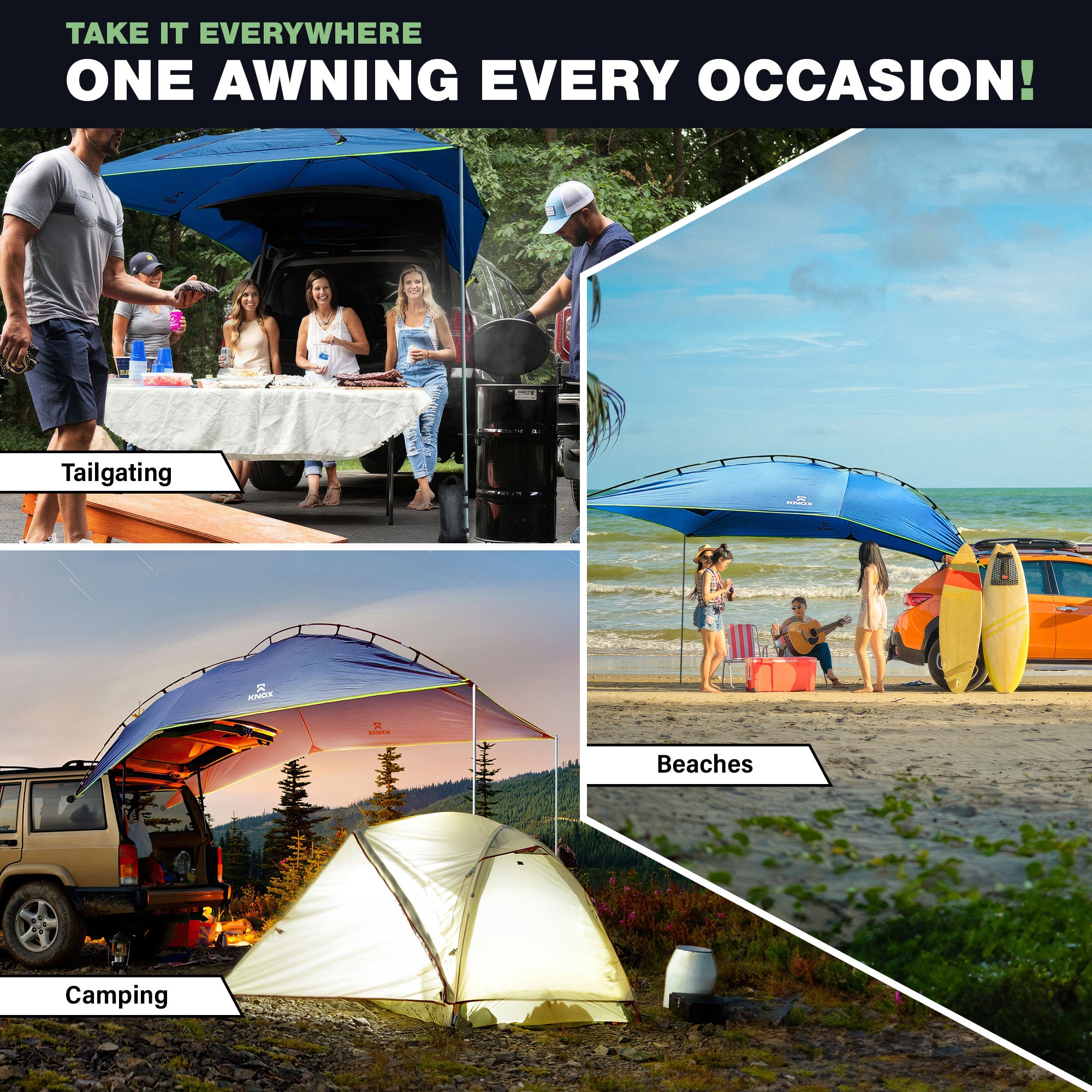 KNOX Universal Canopy Tent for Camping