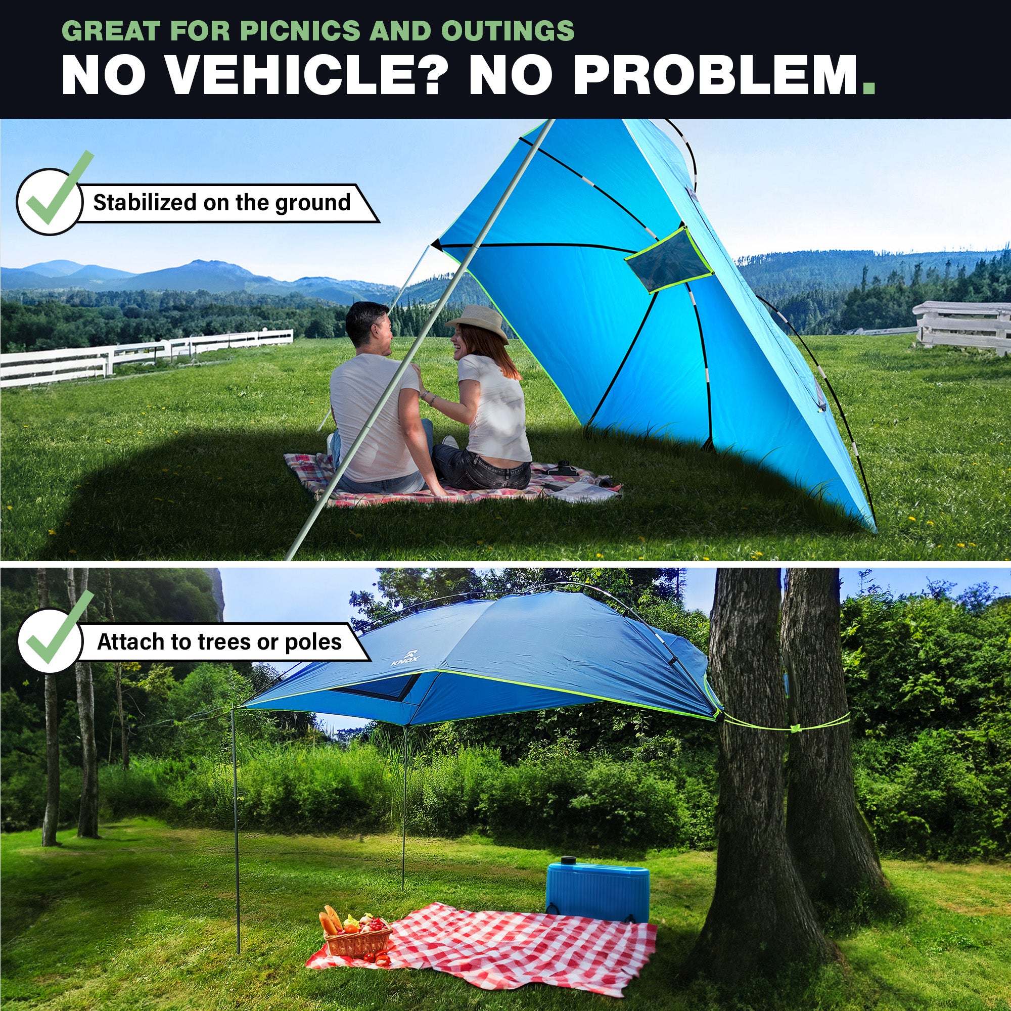KNOX Universal Canopy Tent for Camping