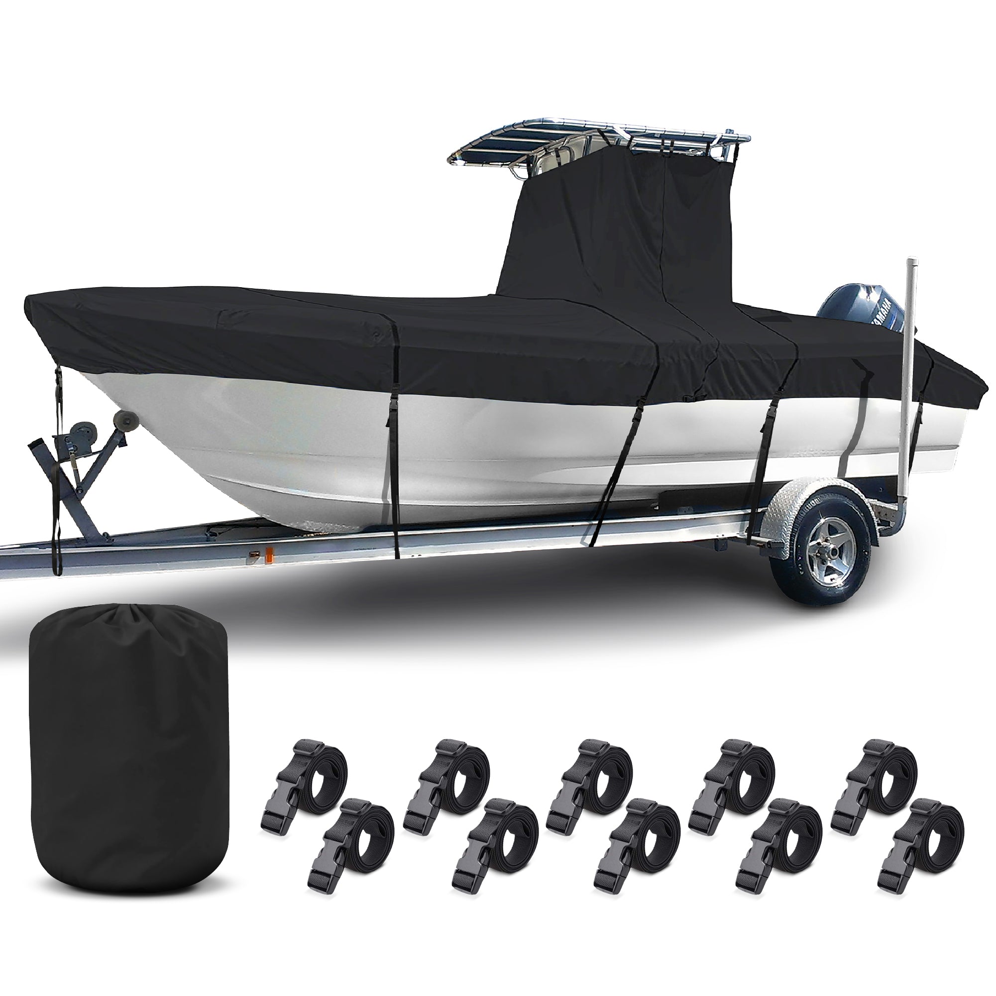 North East Harbor T-Top Boat Cover