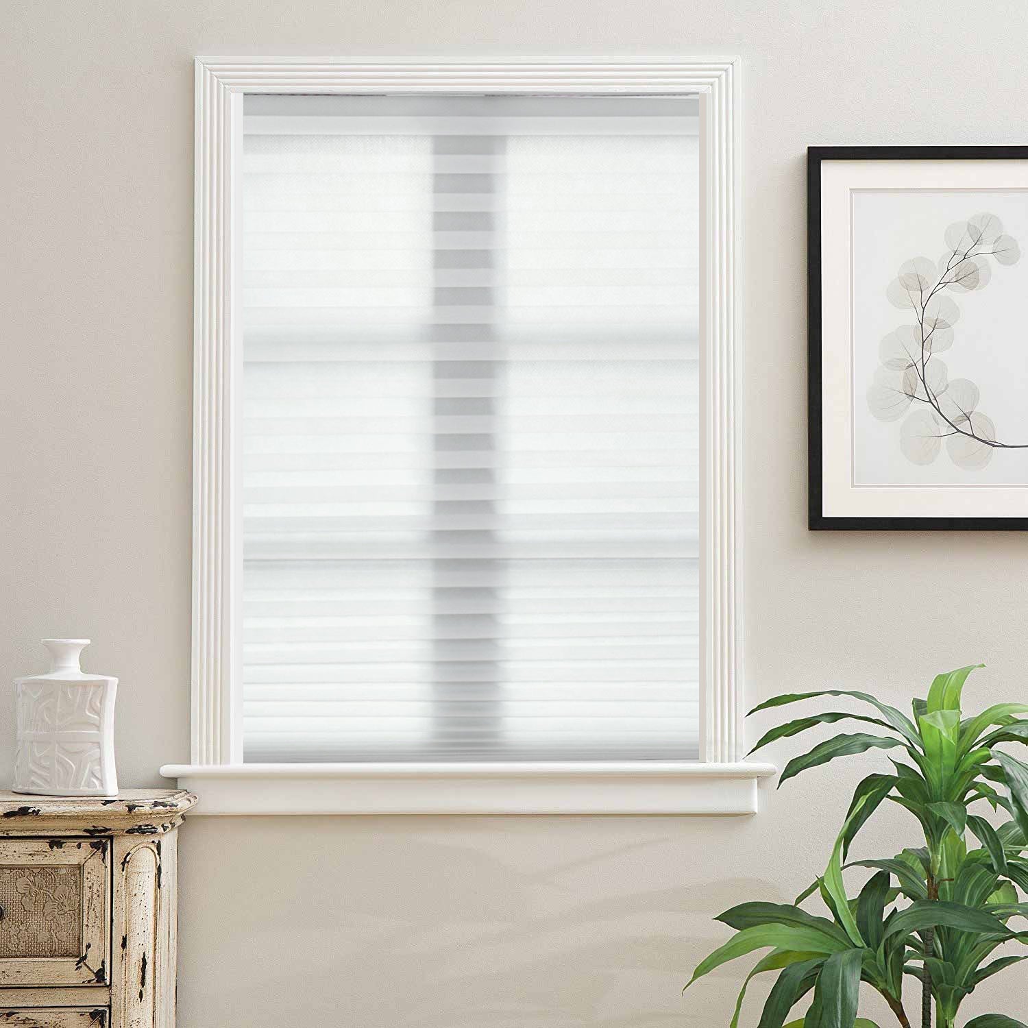 Biltek Cut-to-Size Cordless Light-Filtering Window Shades