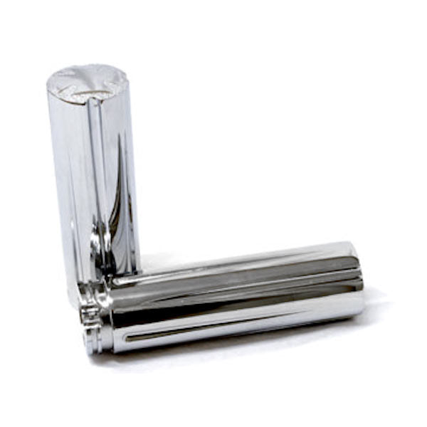 Maltese Custom Chrome Motorcycle Handlebar Hand Grips (1")