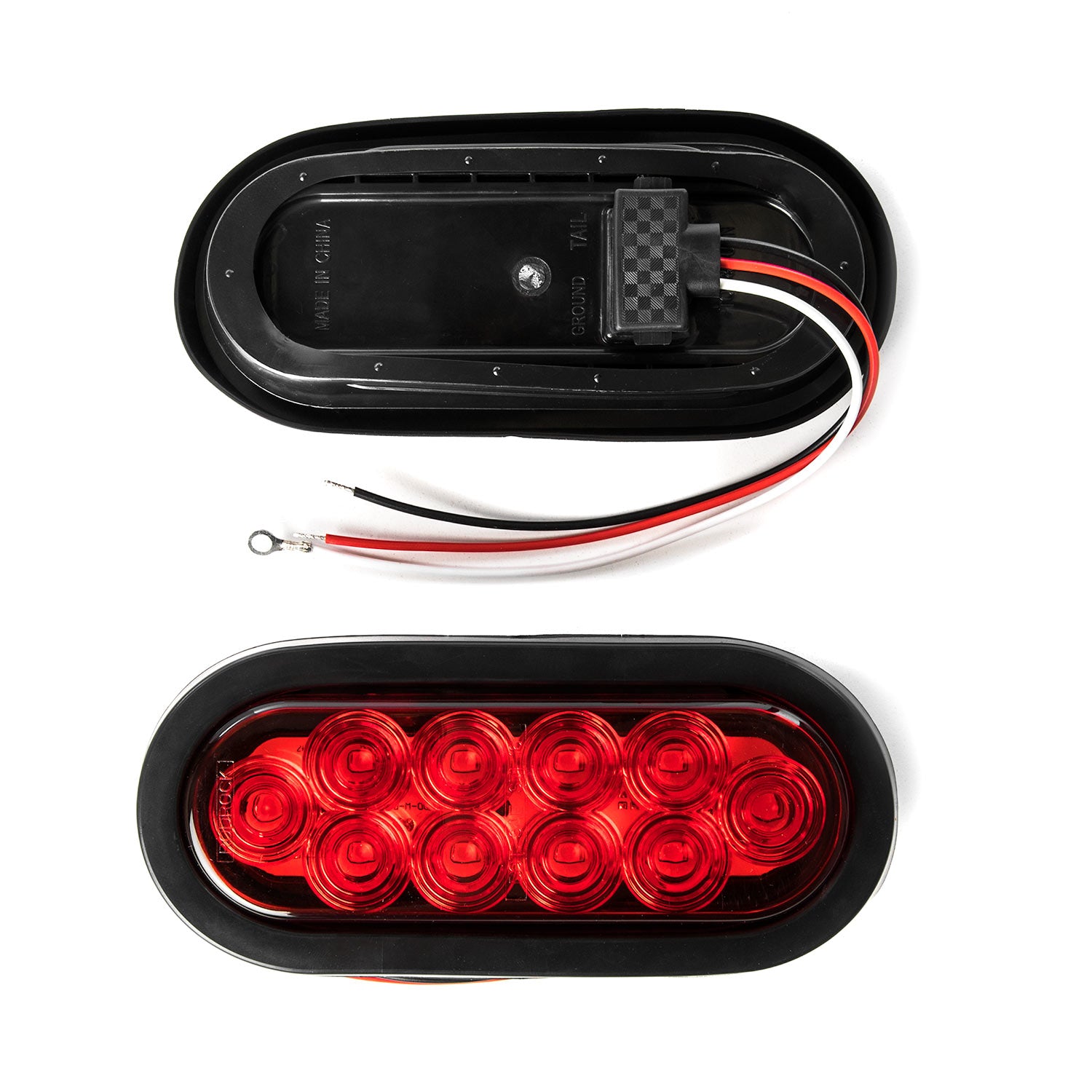 2x LED Trailer Tail Light w/ Brake Turn Signal and Marker Lights Trailers Semi
