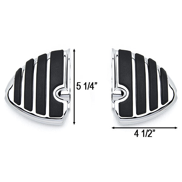 Honda Wing Foot Front Peg Foot Rests Chrome Ace Spirit Magna Shadow Phantom