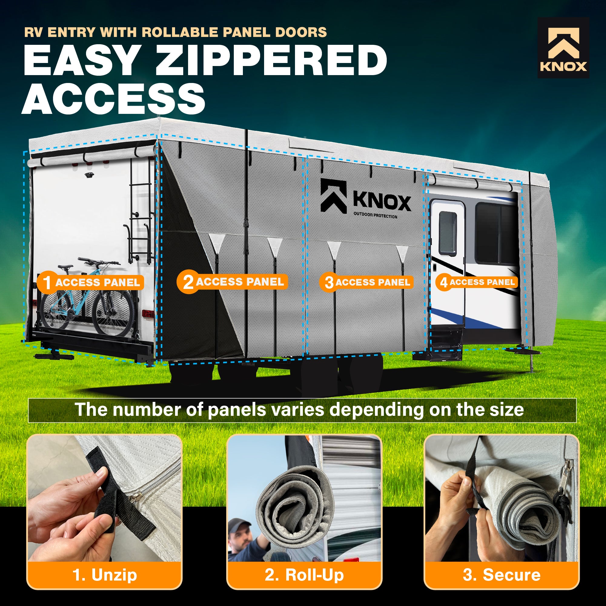 KNOX 2nd Gen Travel Trailer Cover
