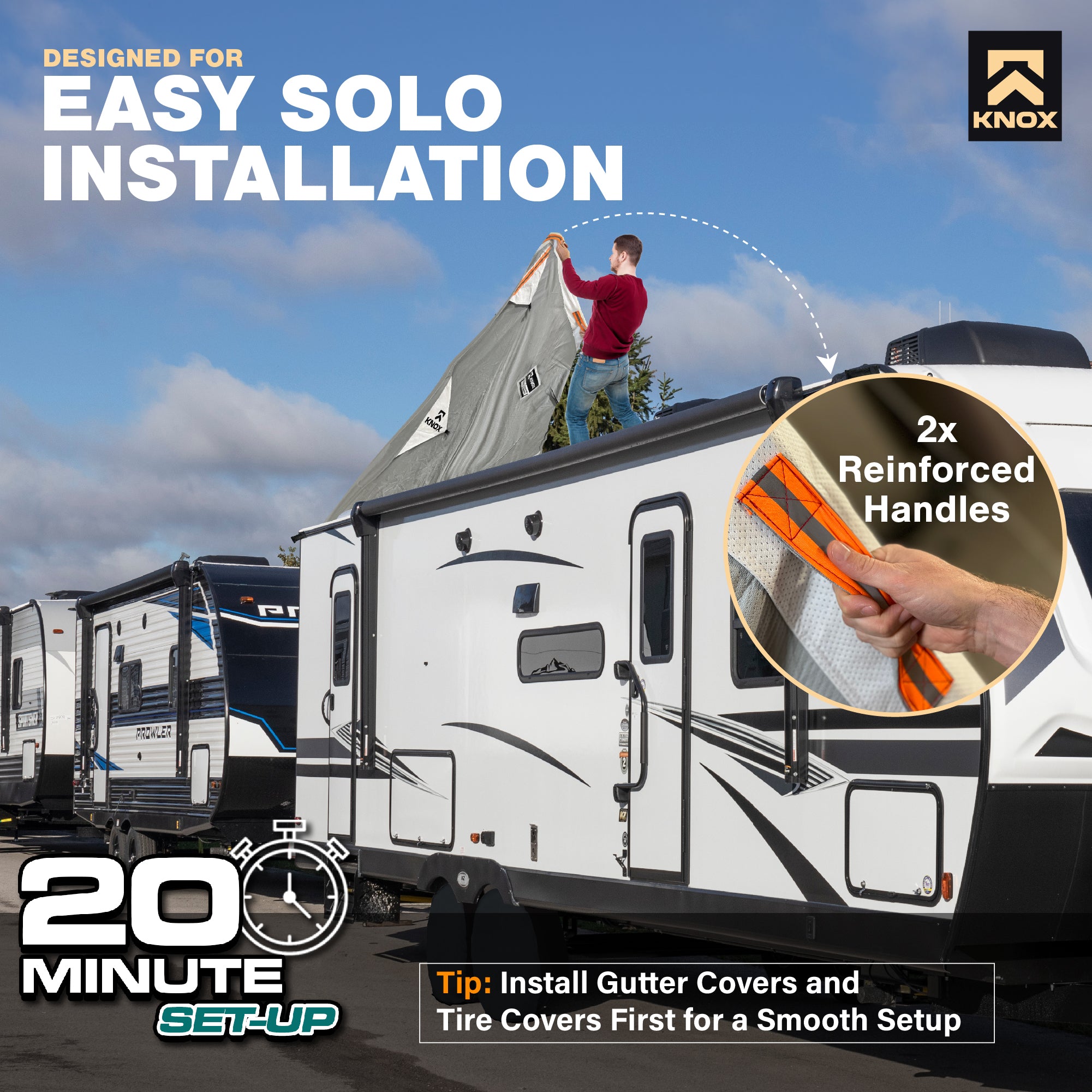 KNOX 2nd Gen Travel Trailer Cover