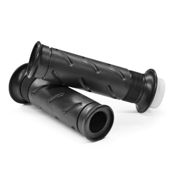 Universal OEM Motorcycle Street Bike Black Hand Grips (7/8")
